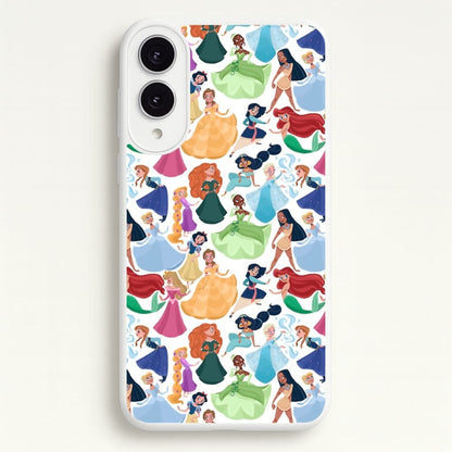 Fairytale Princess Pattern  - Disney Phone Case for Galaxy S25 Edge