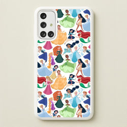 Fairytale Princess Pattern  - Disney Phone Case for Galaxy A71