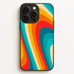 Rainbow Abstract Pattern  - Abstract Patterns Phone Case for iPhone 16 Pro Max