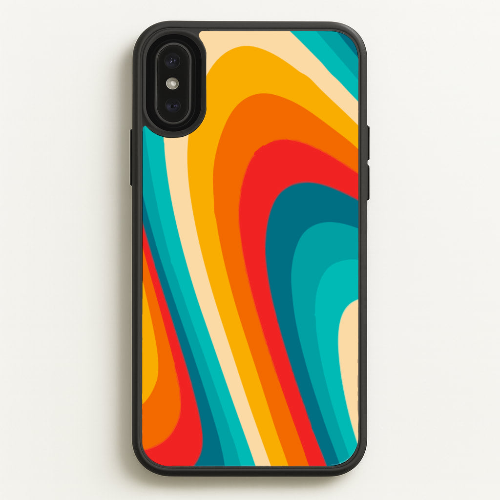 Rainbow Abstract Pattern  - Abstract Patterns Phone Case for iPhone XS Max