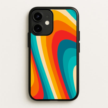 Rainbow Abstract Pattern  - Abstract Patterns Phone Case for iPhone 12 / 12 Pro
