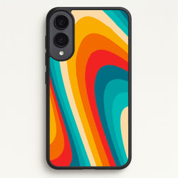 Rainbow Abstract Pattern  - Abstract Patterns Phone Case for Galaxy S25 Edge
