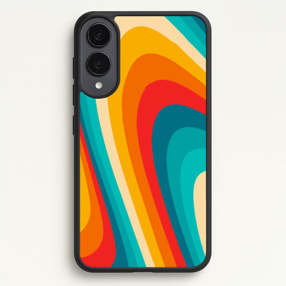 Rainbow Abstract Pattern  - Abstract Patterns Phone Case for Galaxy S25 Edge