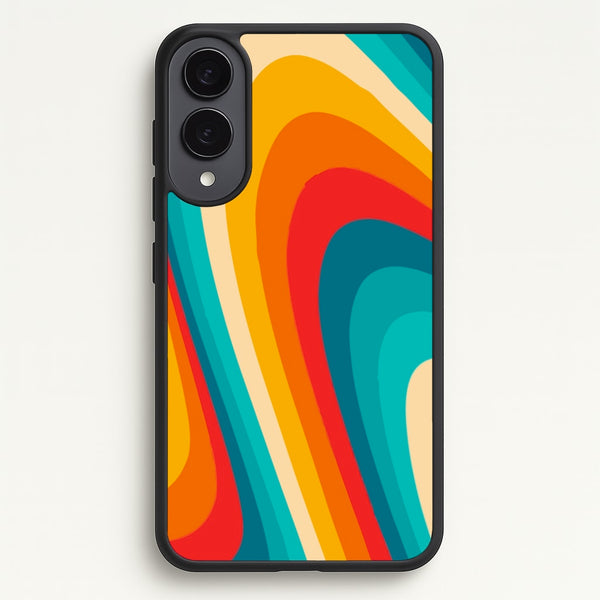 Rainbow Abstract Pattern  - Abstract Patterns Phone Case for Galaxy S25 Edge