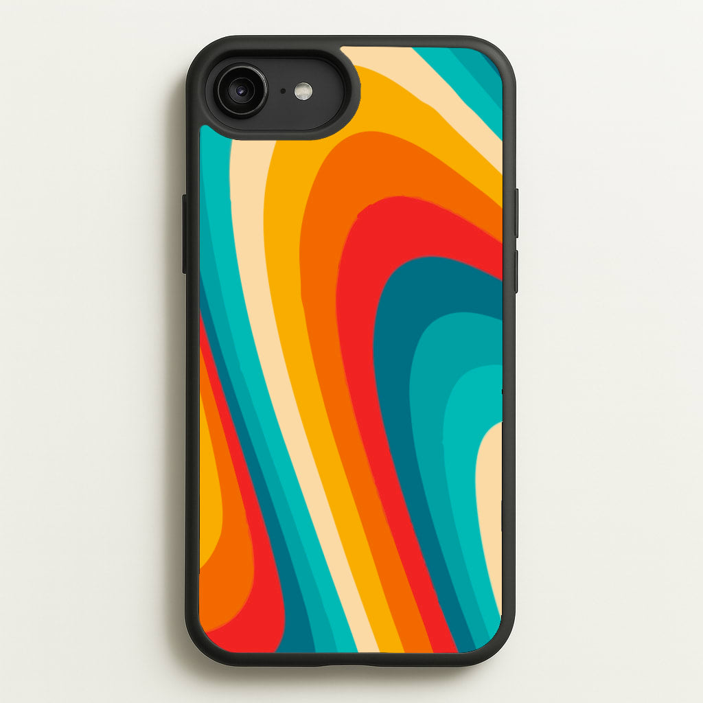 Rainbow Abstract Pattern  - Abstract Patterns Phone Case for iPhone 6 Plus / 7 Plus / 8 Plus