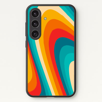 Rainbow Abstract Pattern  - Abstract Patterns Phone Case for Galaxy S25