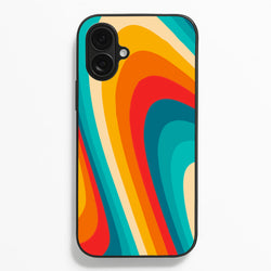 Rainbow Abstract Pattern  - Abstract Patterns Phone Case for iPhone 16 Plus