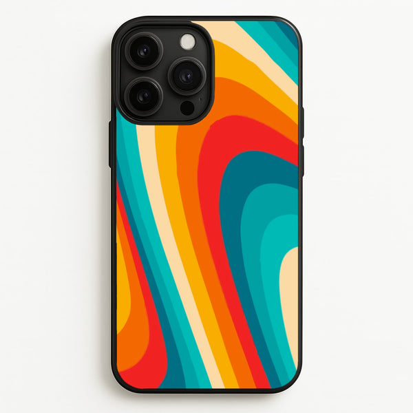 Rainbow Abstract Pattern  - Abstract Patterns Phone Case for iPhone 13 Pro Max