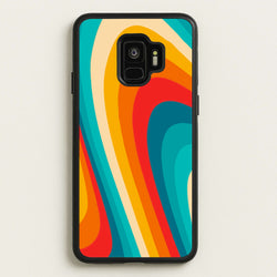 Rainbow Abstract Pattern  - Abstract Patterns Phone Case for Galaxy S9
