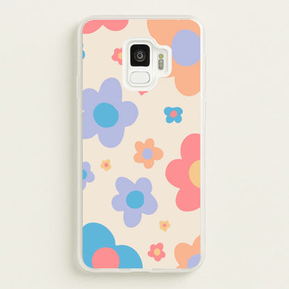 Playful Flower Pattern  -  Phone Case for Galaxy S9