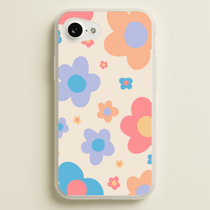 Playful Flower Pattern  -  Phone Case for iPhone 16e
