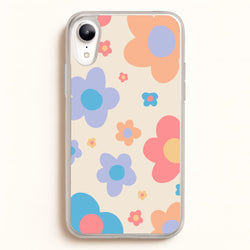 Playful Flower Pattern  -  Phone Case for iPhone XR