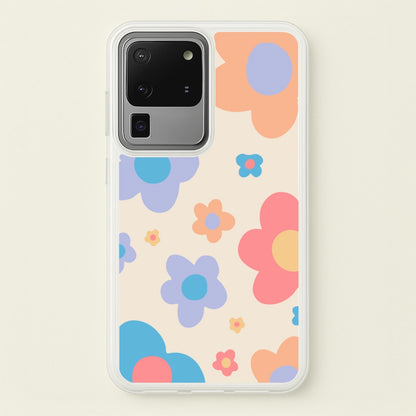 Playful Flower Pattern  -  Phone Case for Galaxy S20 Ultra