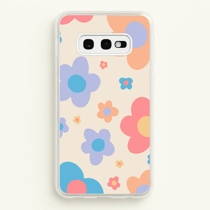Playful Flower Pattern  -  Phone Case for Galaxy S10e