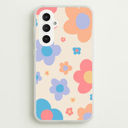 Playful Flower Pattern  -  Phone Case for Galaxy S23FE