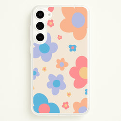 Playful Flower Pattern  -  Phone Case for Galaxy S23