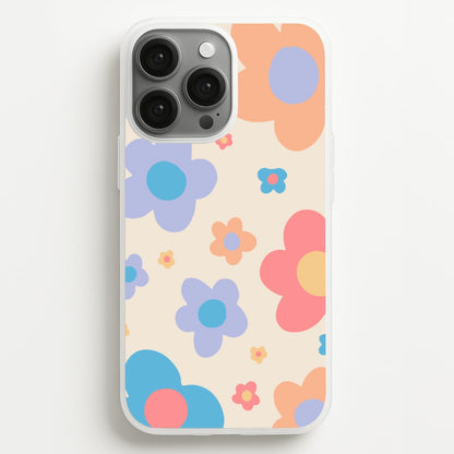 Playful Flower Pattern  -  Phone Case for iPhone 13 Pro Max