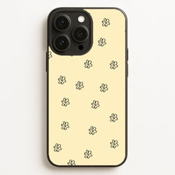 Detail Flower Pattern - Yellow  - Abstract Patterns Phone Case for iPhone 16 Pro Max