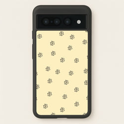Detail Flower Pattern - Yellow  - Abstract Patterns Phone Case for Google Pixel 7 Pro