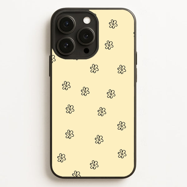 Detail Flower Pattern - Yellow  - Abstract Patterns Phone Case for iPhone 12 Pro Max