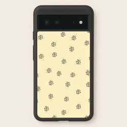 Detail Flower Pattern - Yellow  - Abstract Patterns Phone Case for Google Pixel 6