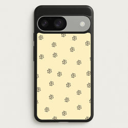 Detail Flower Pattern - Yellow  - Abstract Patterns Phone Case for Google Pixel 9 / 9 Pro