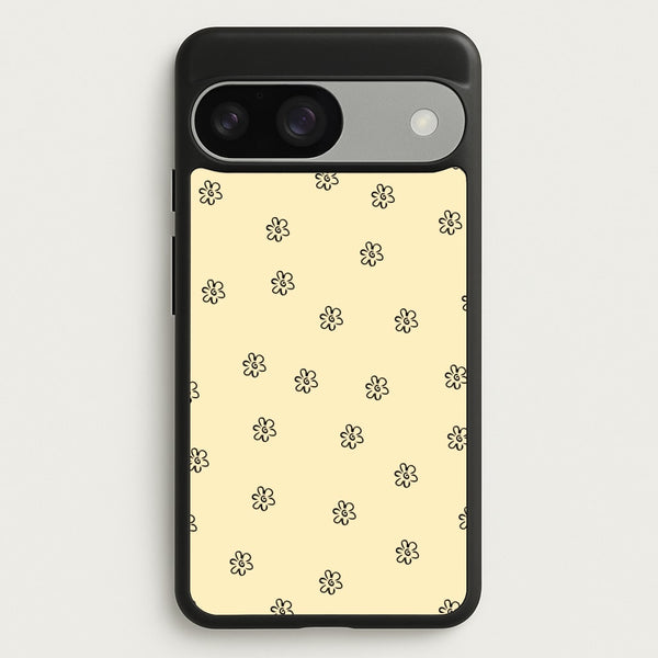 Detail Flower Pattern - Yellow  - Abstract Patterns Phone Case for Google Pixel 9 / 9 Pro