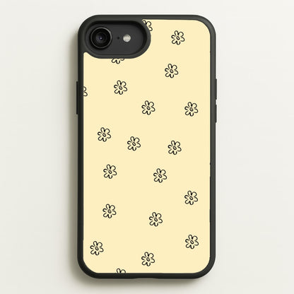 Detail Flower Pattern - Yellow  - Abstract Patterns Phone Case for iPhone 6 Plus / 7 Plus / 8 Plus