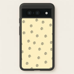 Detail Flower Pattern - Yellow  - Abstract Patterns Phone Case for Google Pixel 8