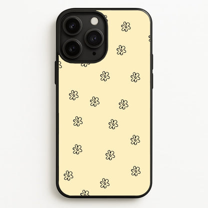 Detail Flower Pattern - Yellow  - Abstract Patterns Phone Case for iPhone 11 Pro Max
