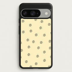 Detail Flower Pattern - Yellow Phone Case for Google Pixel 10 / 10 Pro