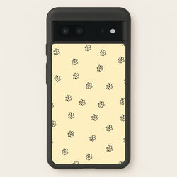 Detail Flower Pattern - Yellow  - Abstract Patterns Phone Case for Google Pixel 7