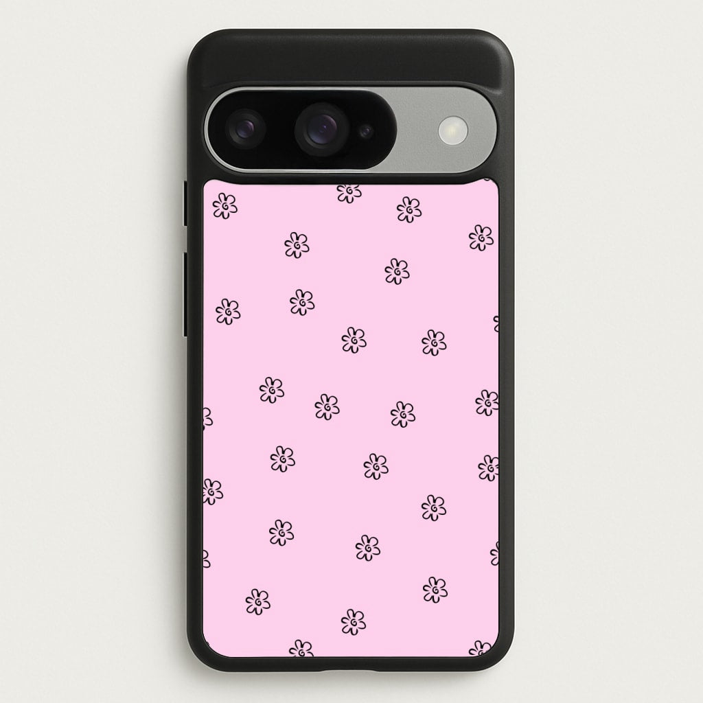 Detail Flower Pattern - Pink Phone Case for Google Pixel 10 / 10 Pro