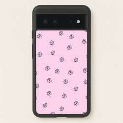 Detail Flower Pattern - Pink  - Abstract Patterns Phone Case for Google Pixel 6