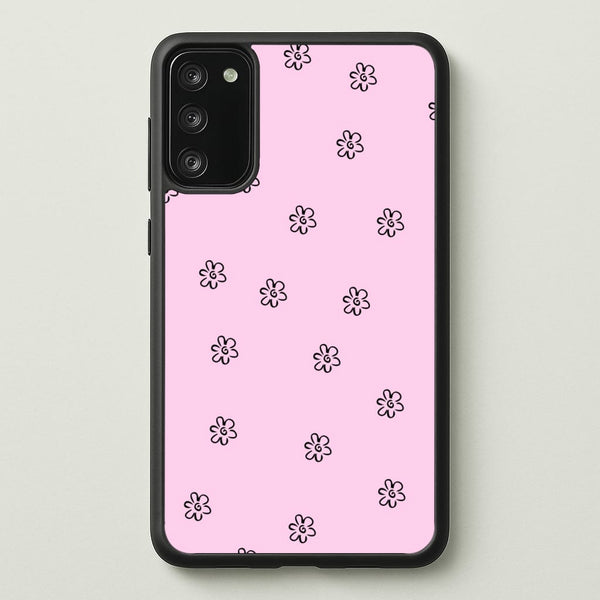 Detail Flower Pattern - Pink  - Abstract Patterns Phone Case for Galaxy S20FE