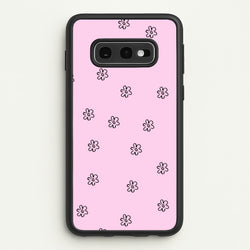 Detail Flower Pattern - Pink  - Abstract Patterns Phone Case for Galaxy S10e