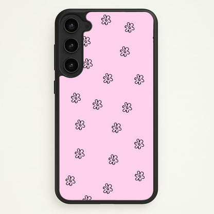 Detail Flower Pattern - Pink  - Abstract Patterns Phone Case for Galaxy S23 Plus