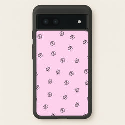Detail Flower Pattern - Pink  - Abstract Patterns Phone Case for Google Pixel 7a