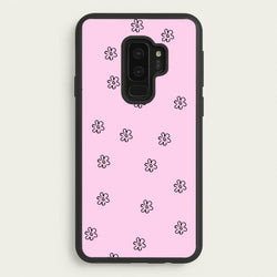 Detail Flower Pattern - Pink  - Abstract Patterns Phone Case for Galaxy S9 Plus