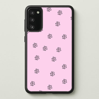 Detail Flower Pattern - Pink  - Abstract Patterns Phone Case for Galaxy A41