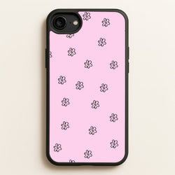 Detail Flower Pattern - Pink  - Abstract Patterns Phone Case for iPhone 6 / 7 / 8 / SE