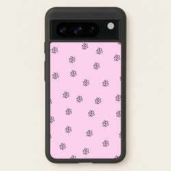 Detail Flower Pattern - Pink  - Abstract Patterns Phone Case for Google Pixel 8 Pro
