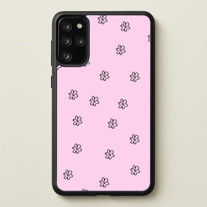 Detail Flower Pattern - Pink  - Abstract Patterns Phone Case for Galaxy S20 Plus