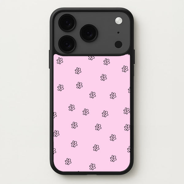 Detail Flower Pattern - Pink Phone Case for iPhone 17 Pro
