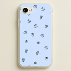Detail Flower Pattern - Blue  -  Phone Case for iPhone 16e