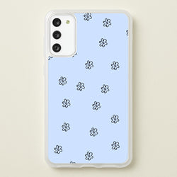 Detail Flower Pattern - Blue  -  Phone Case for Galaxy S20FE