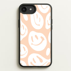Trippn Smiley - Orange  - Abstract Patterns Phone Case for iPhone 6 Plus / 7 Plus / 8 Plus