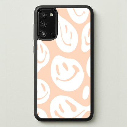 Trippn Smiley - Orange  - Abstract Patterns Phone Case for Galaxy Note 20