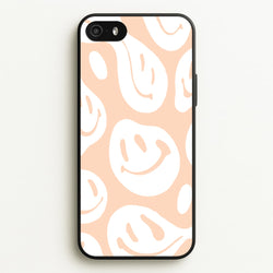 Trippn Smiley - Orange  - Abstract Patterns Phone Case for iPhone 5 / 5s / SE 2016