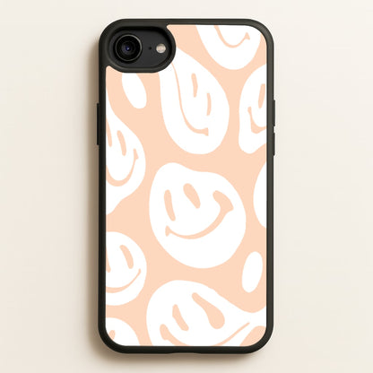 Trippn Smiley - Orange  - Abstract Patterns Phone Case for iPhone 6 / 7 / 8 / SE